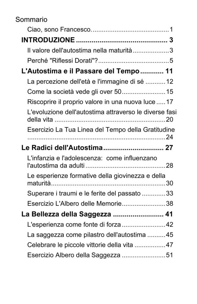 Indice - Il Superpotere dell'Autostima - Coltivare l'Autostima Dopo i 50 Anni_Pagina_1 Autostima - Il Tuo Superpotere Occupati di Te