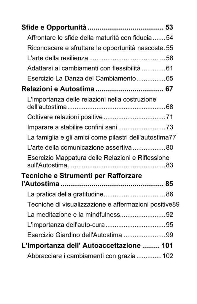 Indice - Il Superpotere dell'Autostima - Coltivare l'Autostima Dopo i 50 Anni_Pagina_2 Autostima - Il Tuo Superpotere Occupati di Te