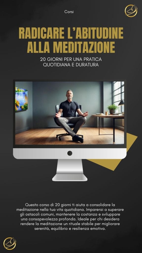 radicare l abitudine alla meditazione Radicare l'Abitudine alla Meditazione Occupati di Te