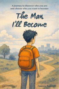 Il libro in inglese che i ragazzi leggono 1 Copertina The Man I'll Become – Francesco Bonomelli